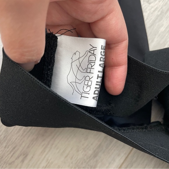 Tiger Friday Bra plunge sports womens Black (large) dancewear activewear workout - Picture 3 of 5